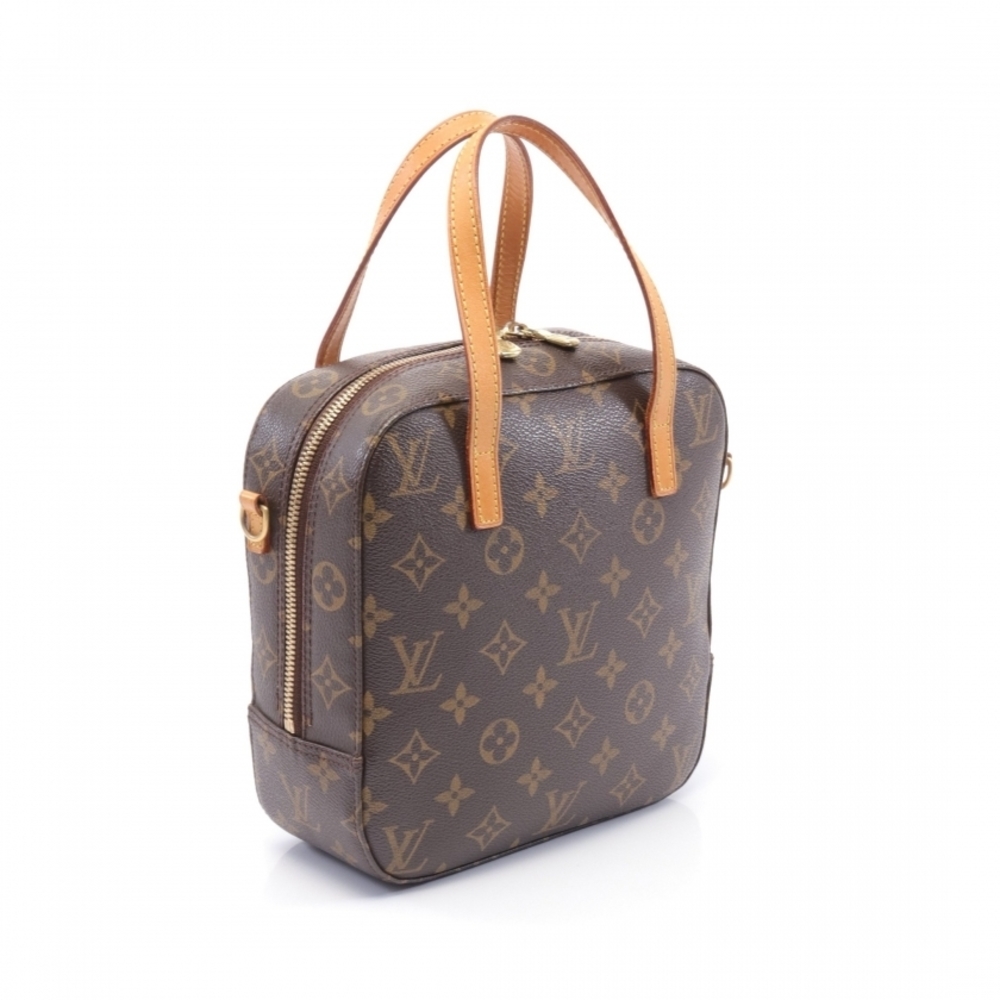 Louis Vuitton Spontini Monogram Handbag Brown
